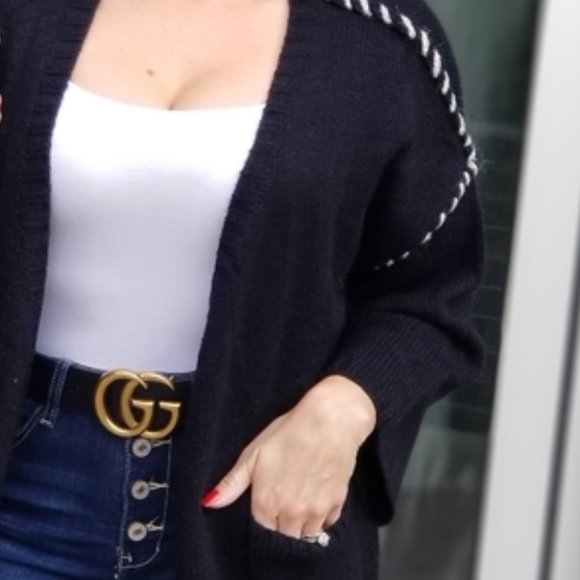 Oversized Cardigan - black - Picture 5 of 5